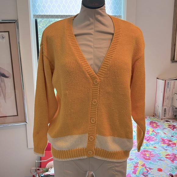 Vintage 80’s Cotton and Ramie Sweater size MP - Picture 1 of 5